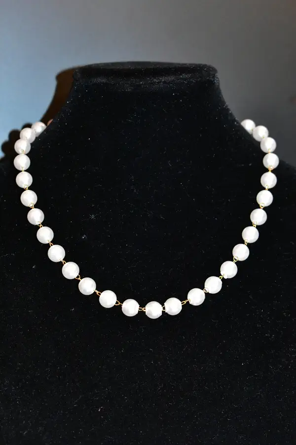 Collier perle Or