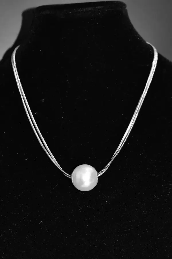 Collier perle Argent