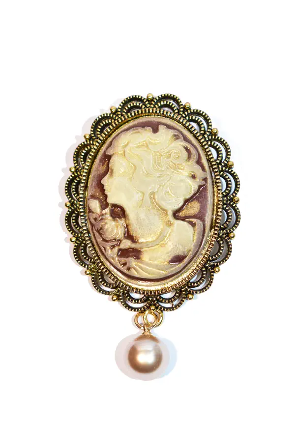 broche tableau Or