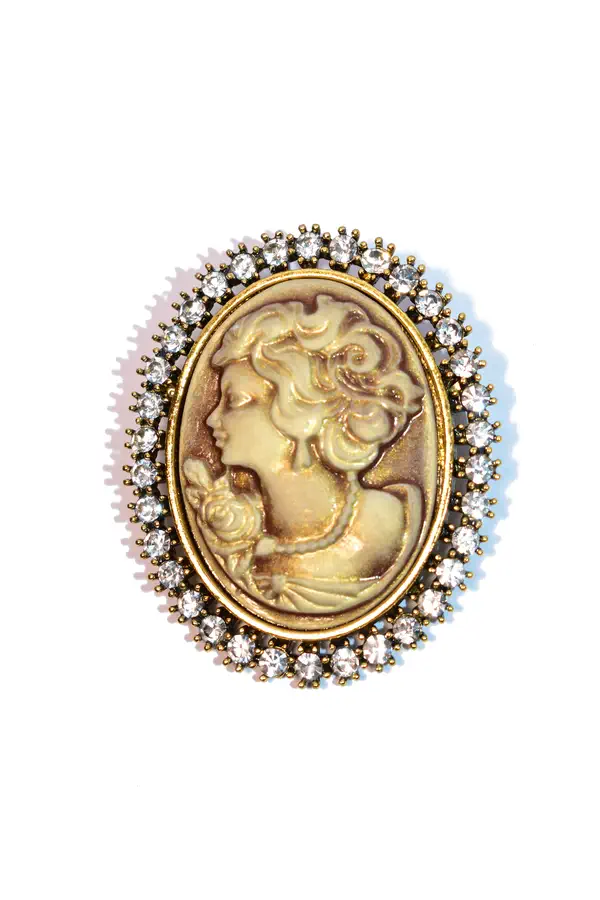 broche tableau Or