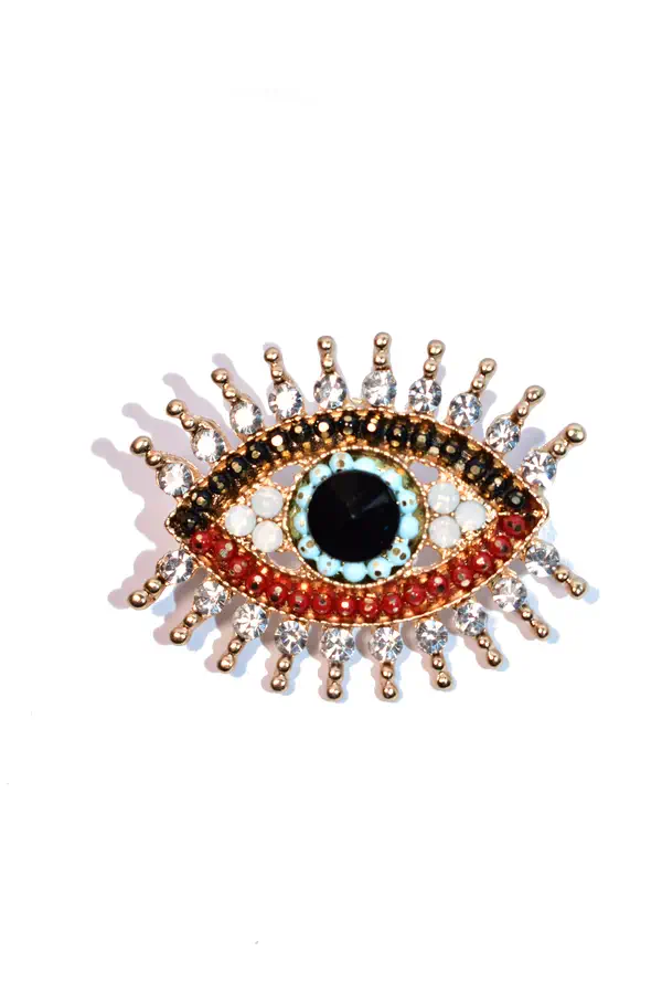 broche oeil Or