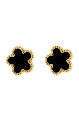 Boucle-d-oreille fleur Or 589997 