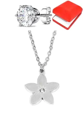 Coffret fleur Argent