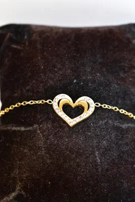 Bracelet Coeur Or 761BAA 