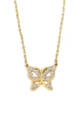 Pendentif papillon Or