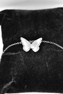 Bracelet papillon Argent