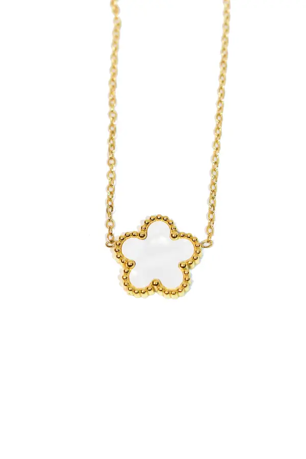 Pendentif fleur Or