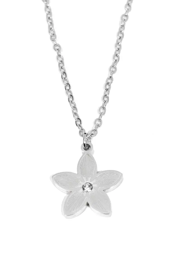 Pendentif fleur Argent