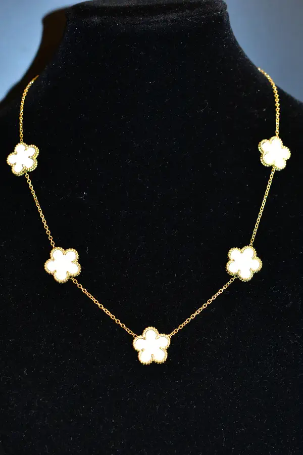 Collier fleur Or