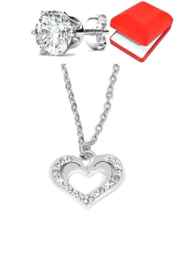 Coffret coeur Argent