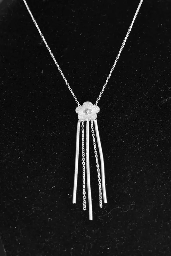 Collier fleur Argent