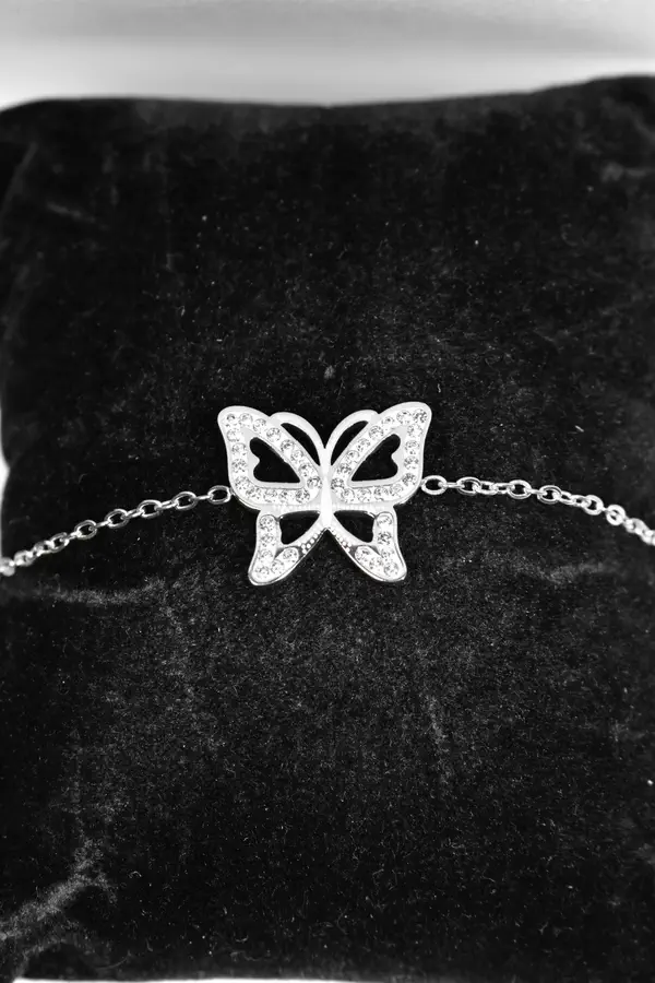 Bracelet fleur Argent