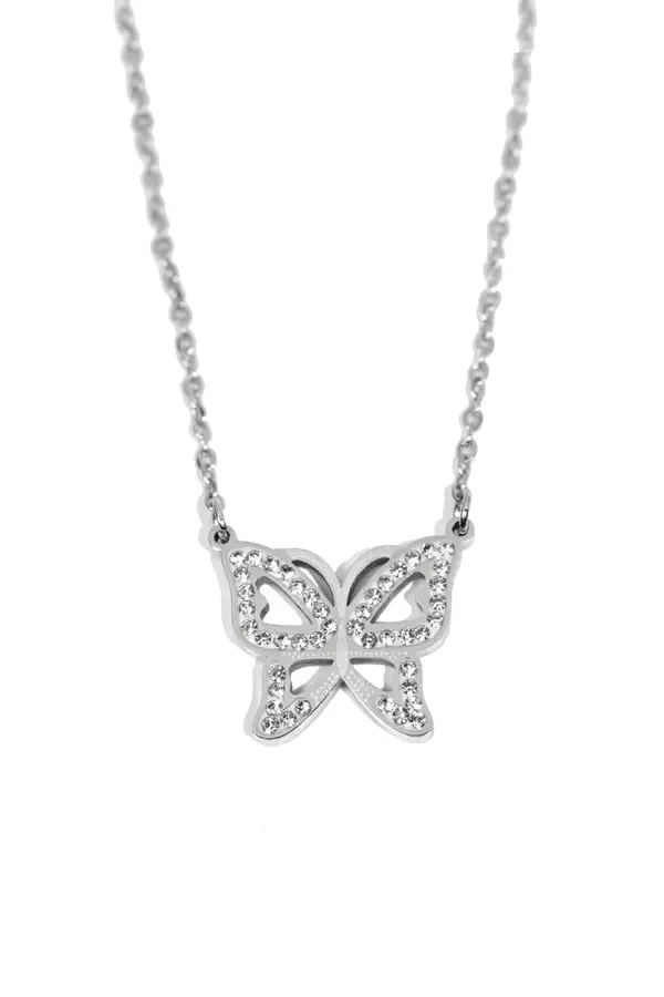 Pendentif papillon Argent