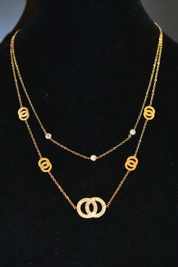 Collier infini Or