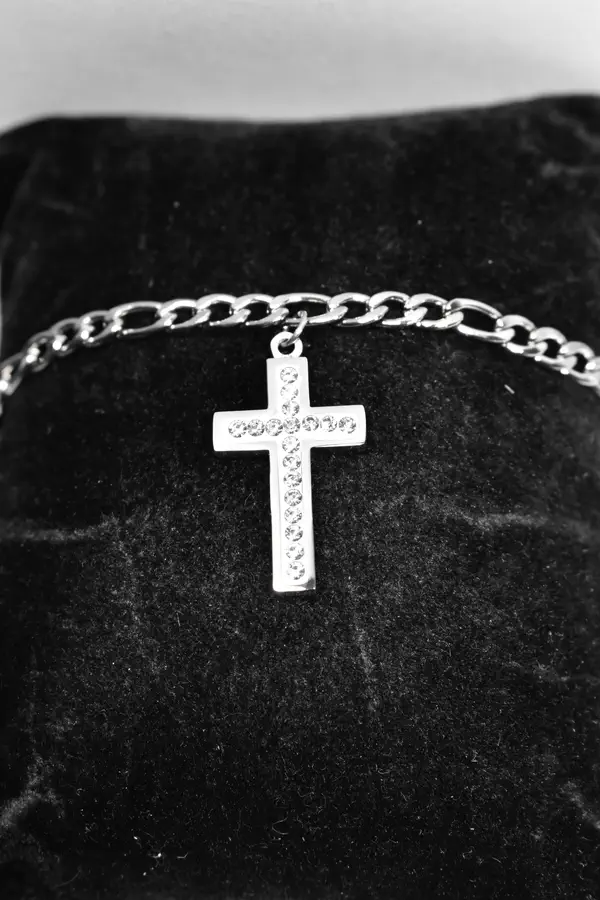 Bracelet croix Argent