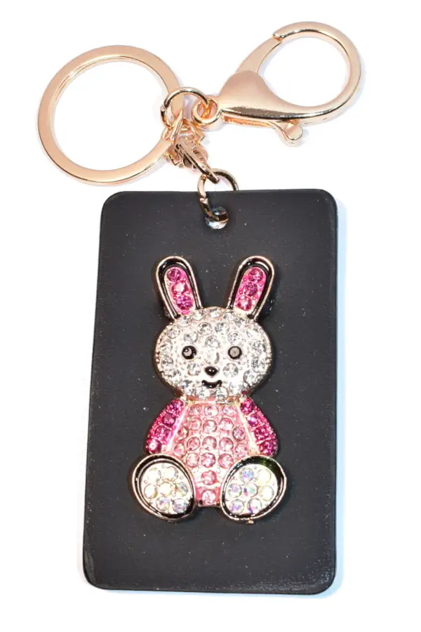 porte-cle lapin Or