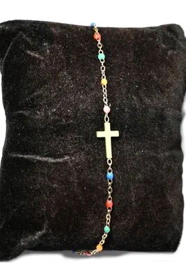 Bracelet croix Or