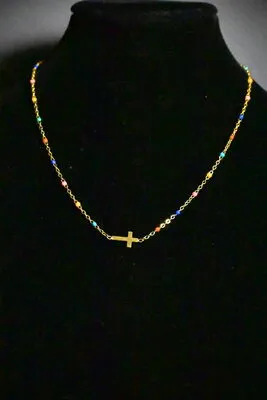 Collier croix Or