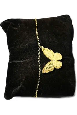 Bracelet papillon Or