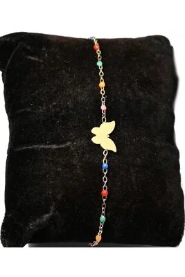 Bracelet papillon Or