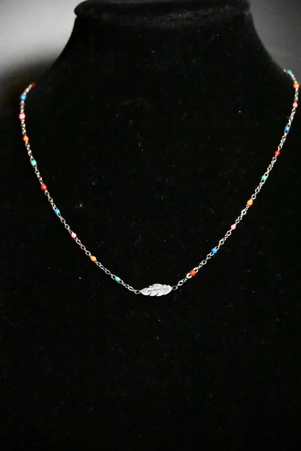 Collier feuille de la vie Argent