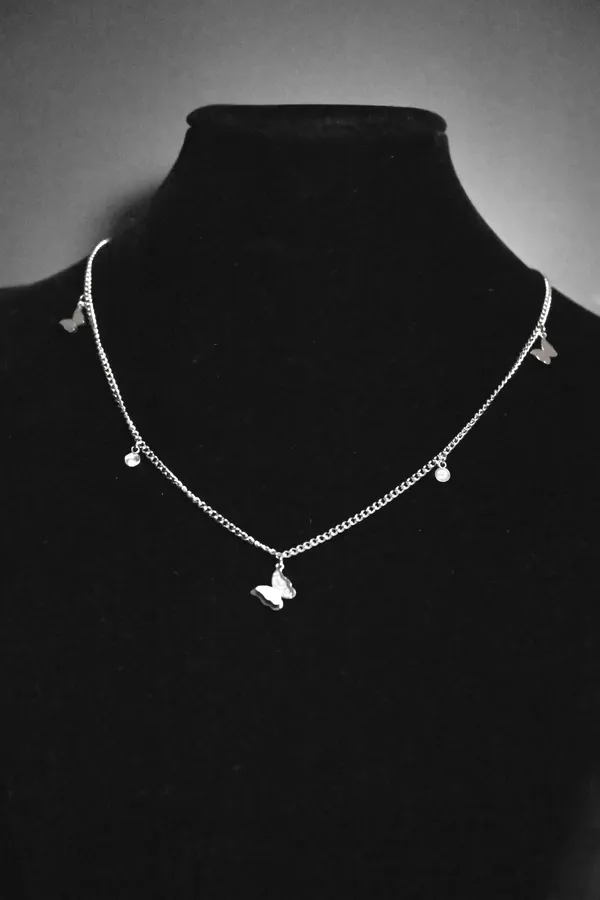 Collier papillon Argent