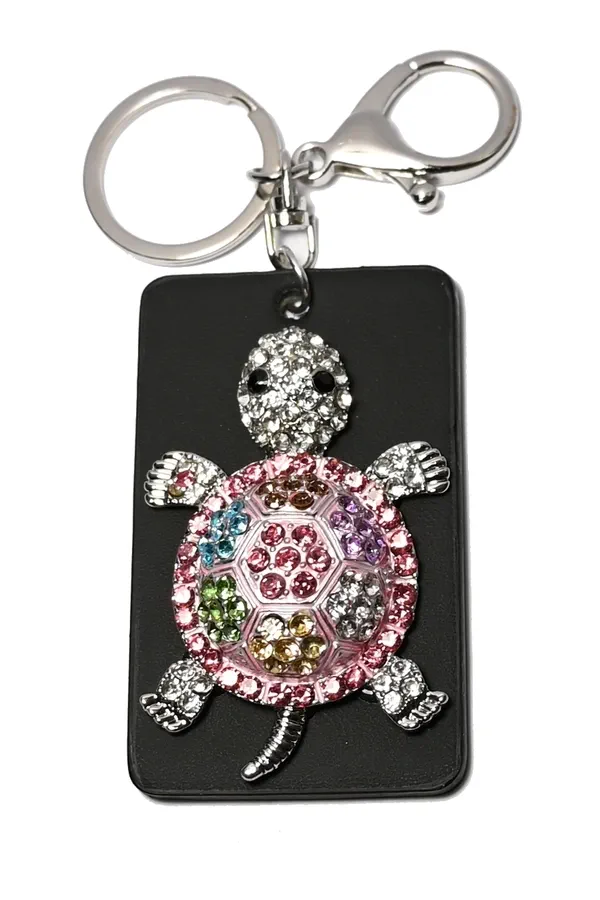 porte-cle tortue Argent