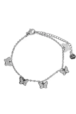 Bracelet papillon Argent