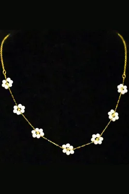 Collier fleur OR