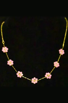 Collier fleur OR