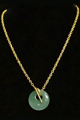 Collier pierre minérale Or 48DA78 