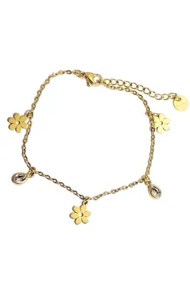 Bracelet fleur Or