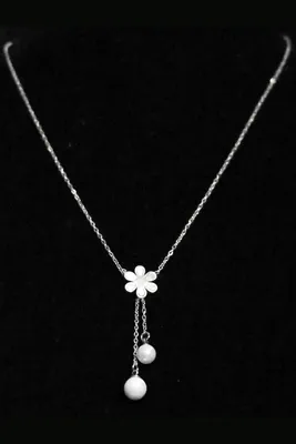 Collier fleur Argent