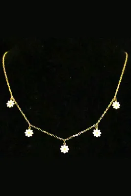 Collier fleur Or