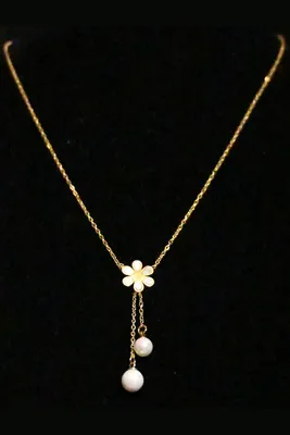 Collier fleur Or