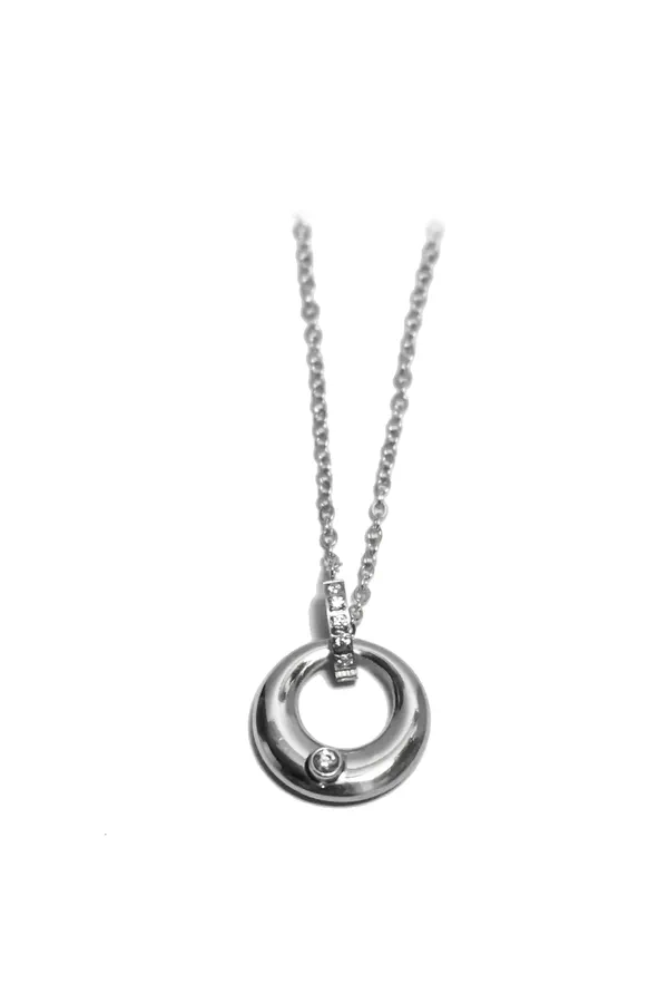 Pendentif cercle Argent