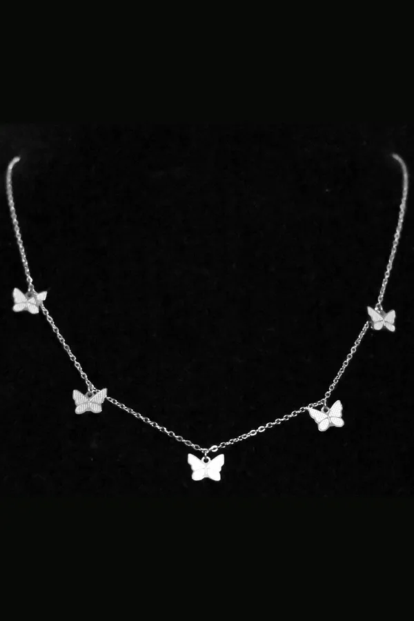 Collier papillon Argent