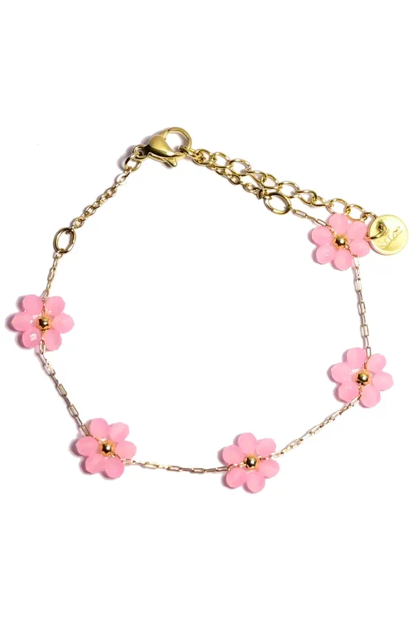 Bracelet fleur Or