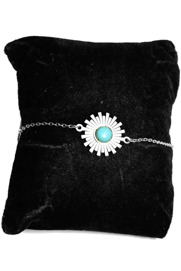 Bracelet soleil Argent