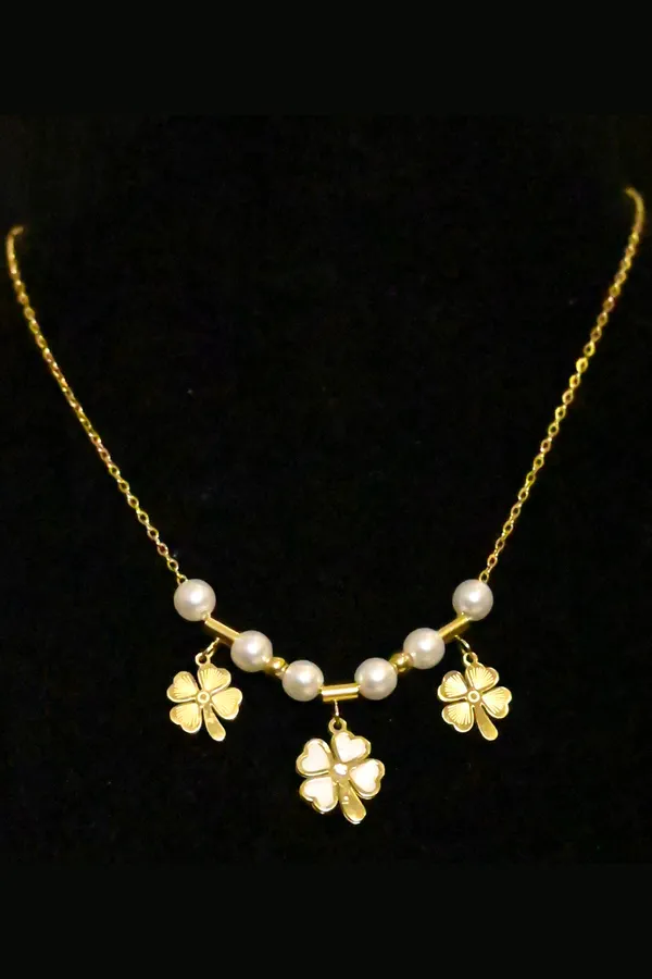 Collier tréfle OR