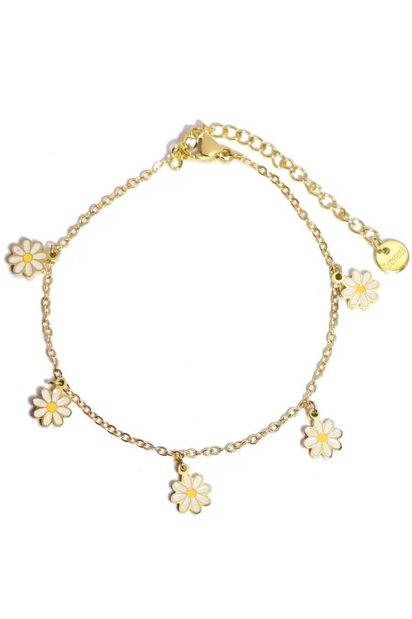 Bracelet fleur Or