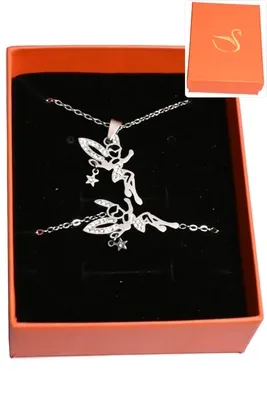 Coffret fée parure bijoux collection hervé aliex Argent