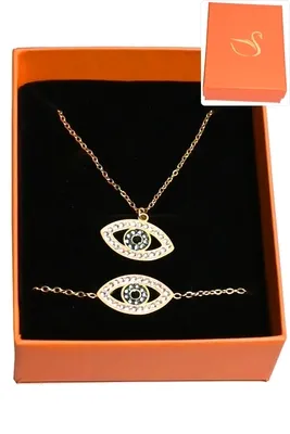 Coffret oeil fatma parure bijoux collection hervé aliex Or E2D510 