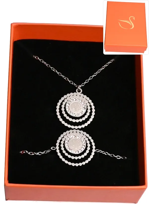 Coffret arbre de la vie parure bijoux collection hervé aliex Argent