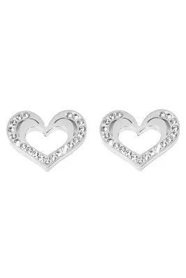 Boucle-d-oreille Coeur Argent