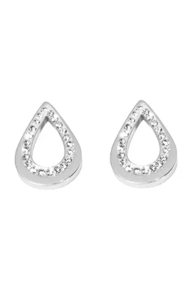 Boucle-d-oreille goutte Argent