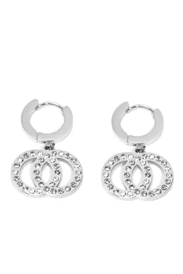 Boucle-d-oreille infini Argent