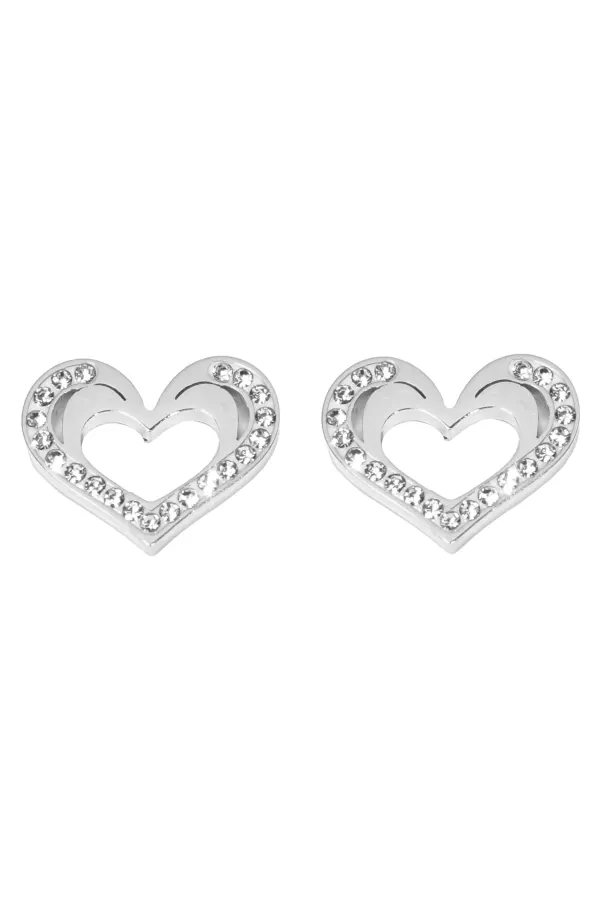 Boucle-d-oreille Coeur Argent