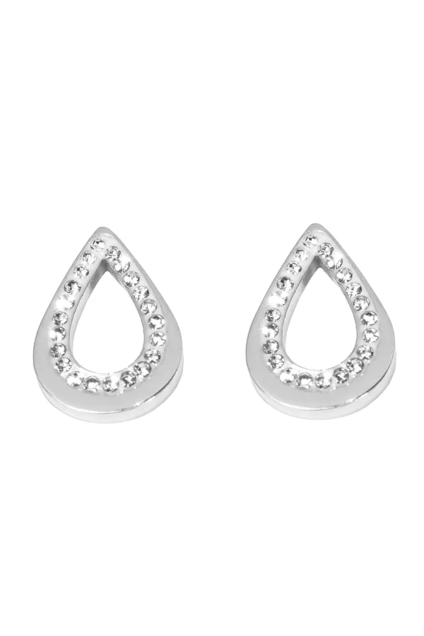 Boucle-d-oreille goutte Argent