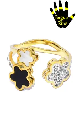 Bague fleur Or